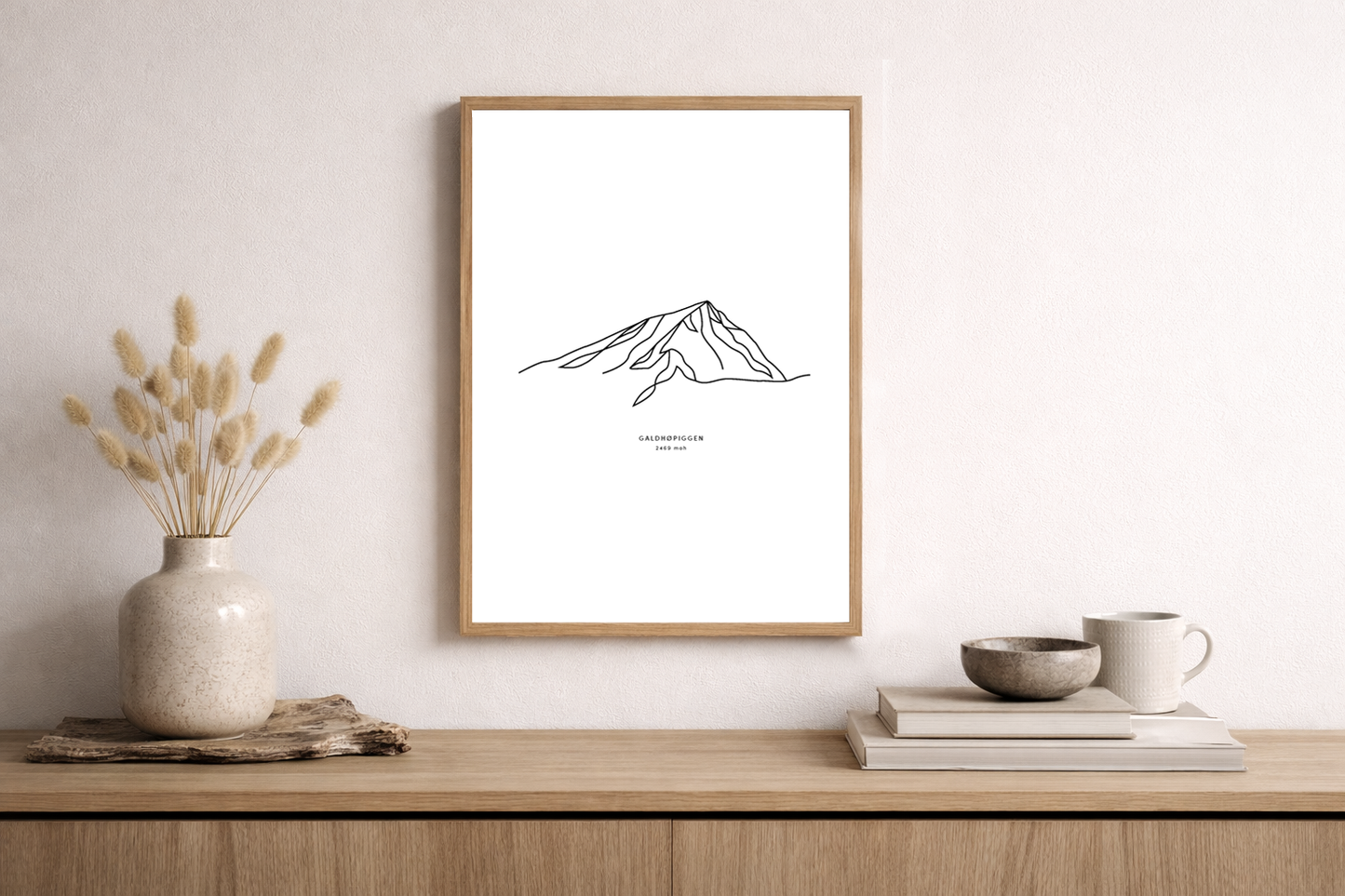 Galdhøpiggen (Digital plakat)